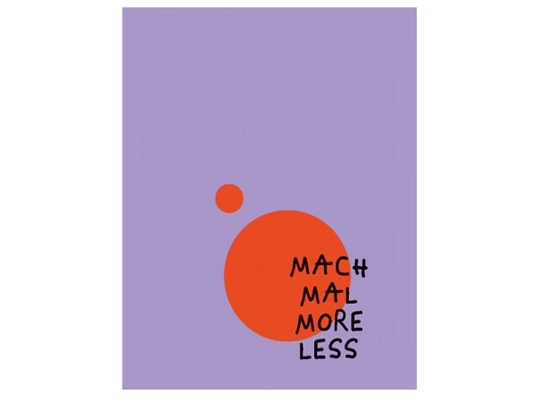 Postkarte Mari&Anne mit Text Mach mal more less
