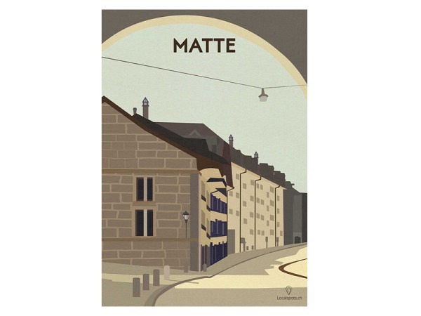 Postkarte Seav Design Bern A6 Matte