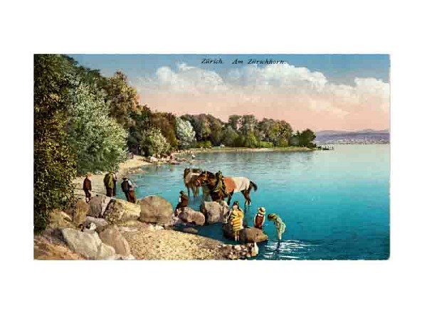Postkarte Zürichhorn 10,5x14,8cm