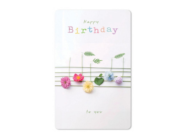 Postkarte Chic.Mic Luna Card Notenblatt
