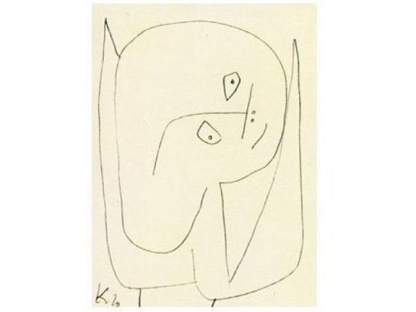 Postkarte Kunstverlag Paul Klee Engel voller Hoffnung