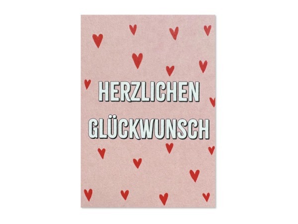 Postkarte Keitcards Herzlichen Glückwunsch