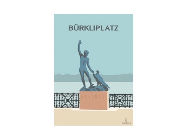 Postkarte Seav Design Zürich A6 Bürkliplatz 