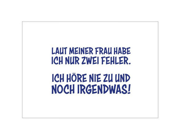 Postkarte 1730 Zwei Fehler A6