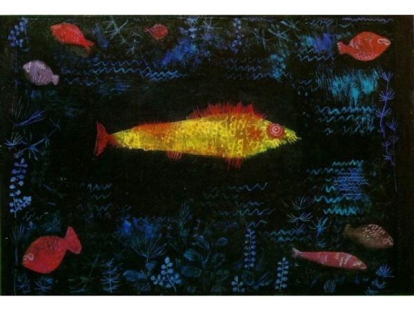 Postkarte Kunstverlag Paul Klee Der Goldfisch