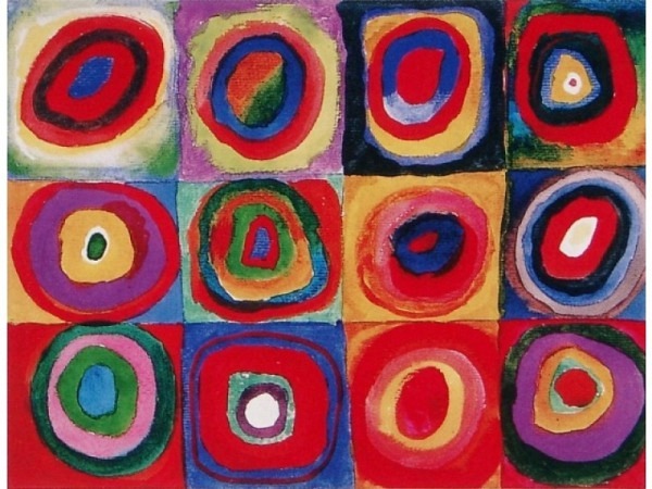 Postkarte Kunstverlag Wassily Kandinsky Farbstudie…