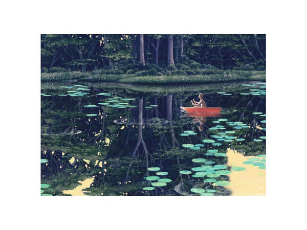 Postkarte Cart Panka Lake A6