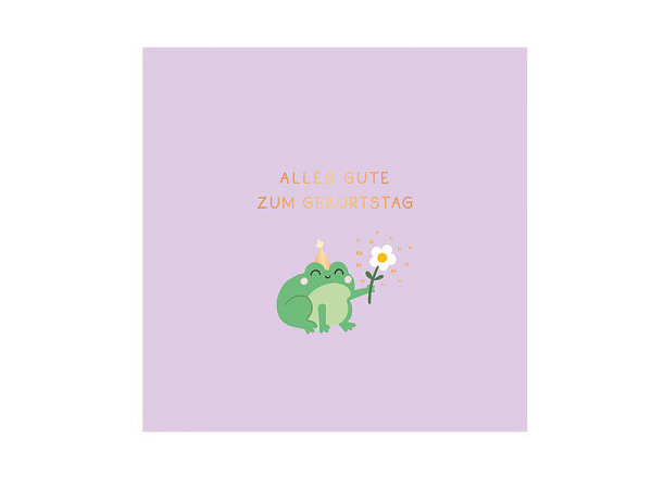Postkarte Grafik Werkstatt quadrART Alles Gute Zum Geburtstag
