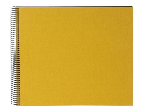 Fotoalbum Goldbuch Bella Vista Spiralalbum 34x30cm Black Senf