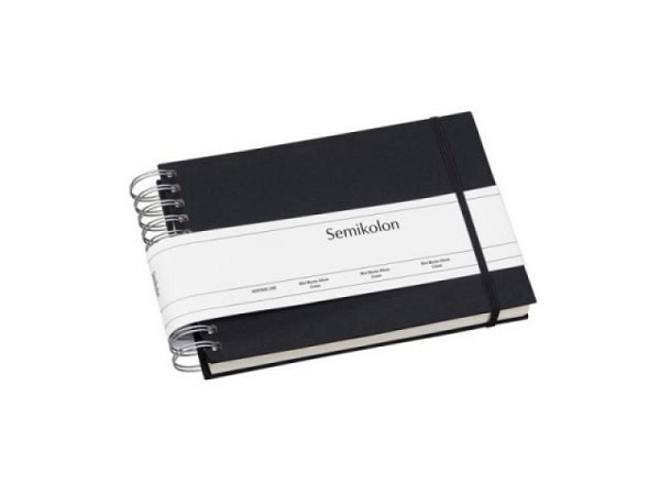 Fotoalbum Semikolon Mini Mucho Cream 25x16cm schwarz