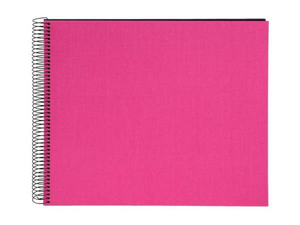 Fotoalbum Goldbuch Bella Vista Spiralalbum 34x30cm Black Electric Fuchsia 