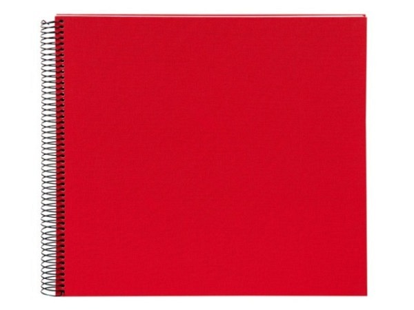 Fotoalbum Goldbuch Bella Vista Spiralalbum 34x30cm White rot 