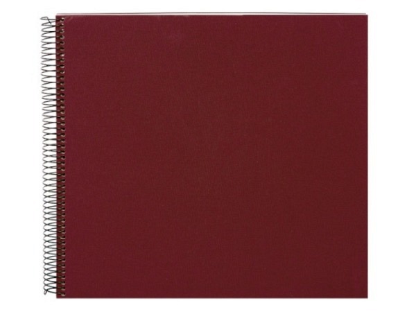 Fotoalbum Goldbuch Bella Vista Spiralalbum 34x30cm White bordeaux