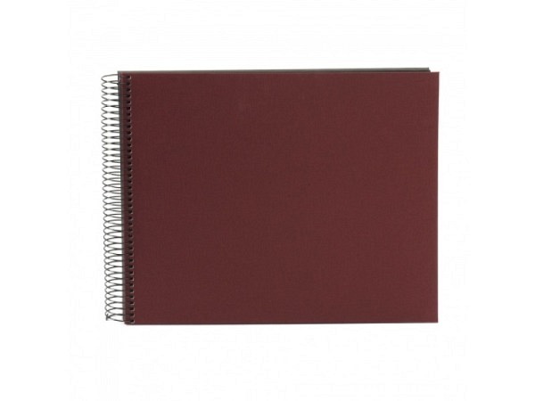 Fotoalbum Goldbuch Bella Vista Spiralalbum 34x30cm Black bordeaux
