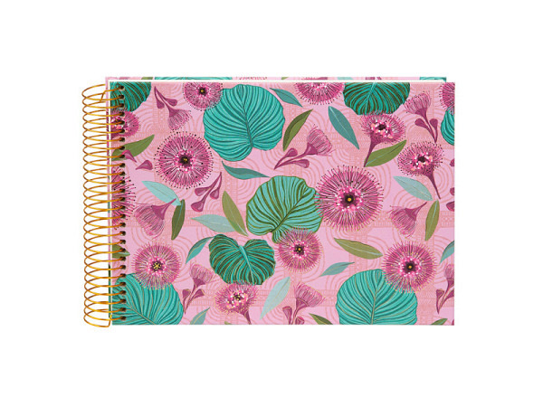 Fotoalbum Goldbuch Turnowsky Tropical Leaves pink Spiralalbum 24x17cm