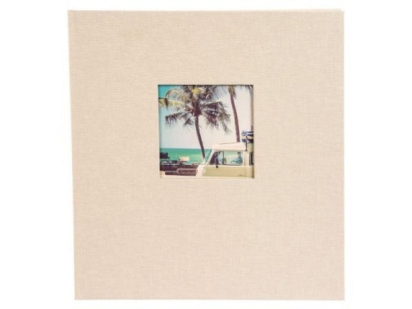 Fotoalbum Goldbuch Bella Vista gebunden 30x31cm sandgrau 