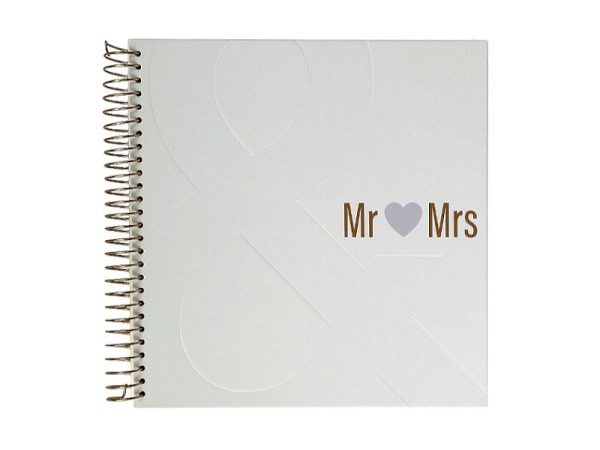 Gästebuch Artebene Mr&Mrs 23,9x23,9cm 