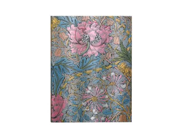Adressbuch Paperblanks Mini William Morris Heckenkirsche in Pink
