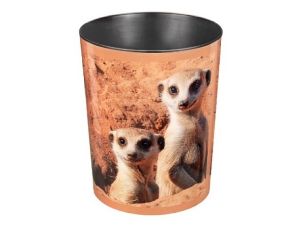 Papierkorb Läufer Erdmännchen