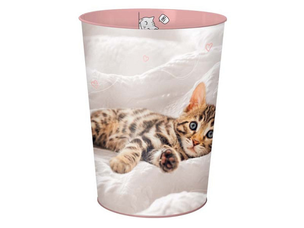 Papierkorb Oberthur Katzen