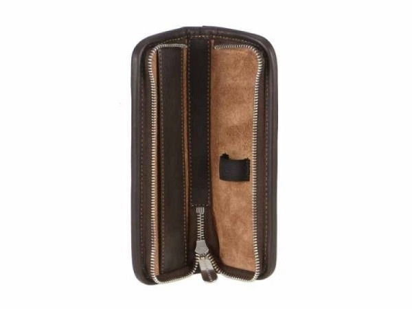 Etui Sonnenleder Kant schwarz mit 1 Schlaufe 17x5,5x2,5cm 