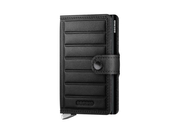 Kreditkartenetui Secrid Miniwallet Emboss Lines Black