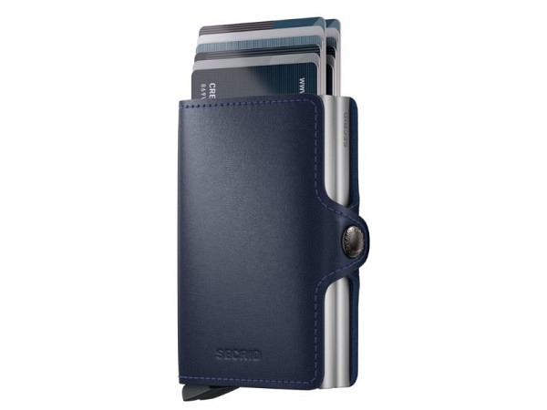 Kreditkartenetui Secrid Twinwallet original navy blau
