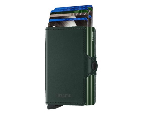 Kreditkartenetui Secrid Twinwallet original green