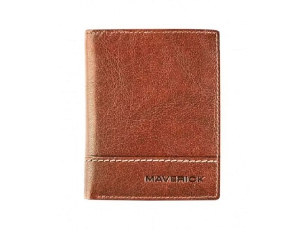 Kreditkartenetui Brepols Maverick Rough Gear Leder cognac 8x10cm
