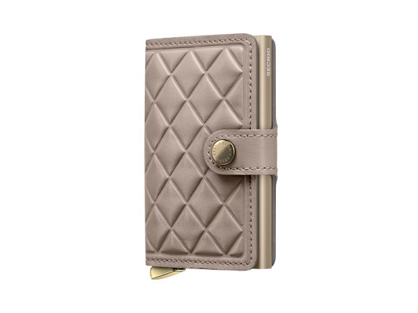 Kreditkartenetui Secrid Miniwallet Emboss Diamond Chalk+ 