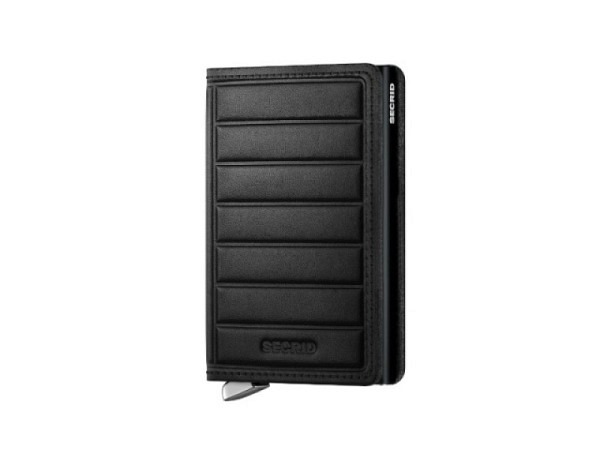 Kreditkartenetui Secrid Slimwallet Emboss Lines, europäisches Schafsleder