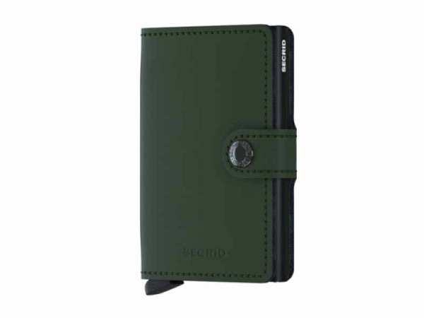 Kreditkartenetui Secrid Miniwallet Matte green 