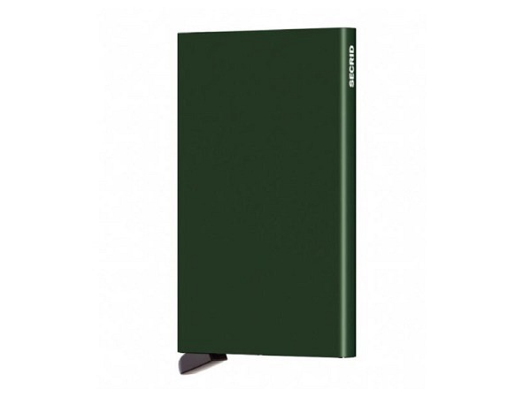 Kreditkartenetui Secrid Cardprotector Green Titanium Aluminium