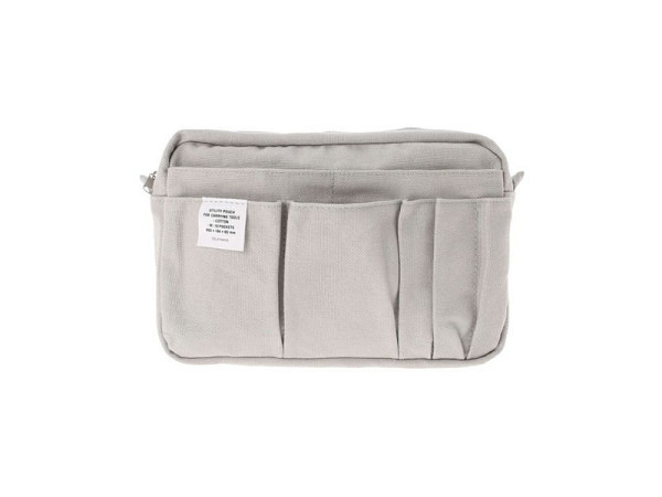 Tasche Delfonics M grau 26x18,4x6,5cm. 
