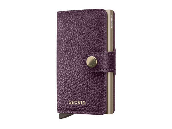Kreditkartenetui Secrid Miniwallet Pebble Grape 