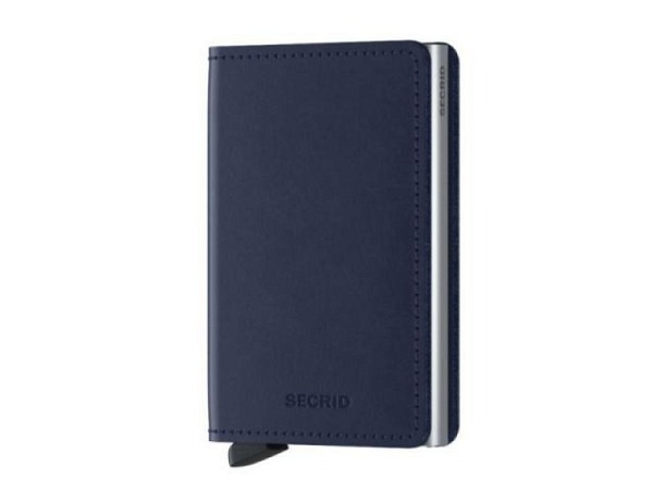Kreditkartenetui Secrid Slimwallet Original navy blau