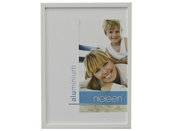 Rahmen Nielsen C2 Aluminium 21x29,7cm A4 weiss glanz