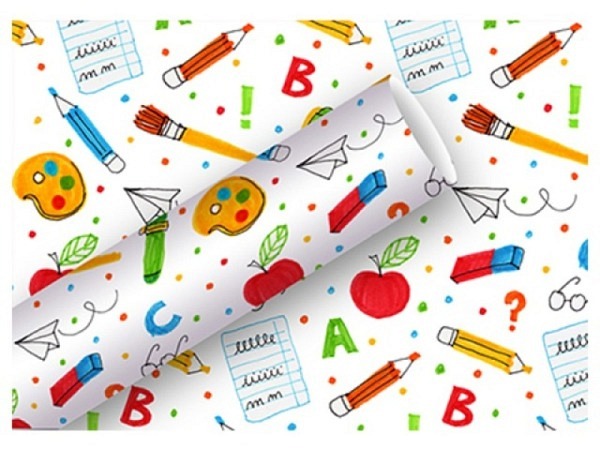 Geschenkpapier Braun+Company Schule
