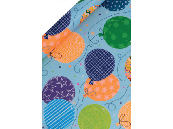 Geschenkpapier Glick Big Balloons Blue 4m