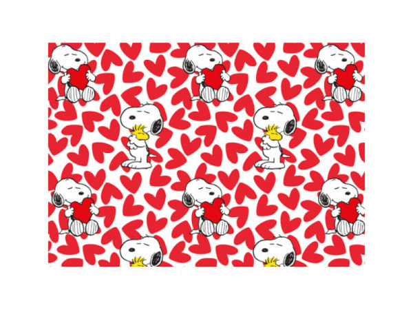 Geschenkpapier Braun&Company Snoopy Love 70cmx2m