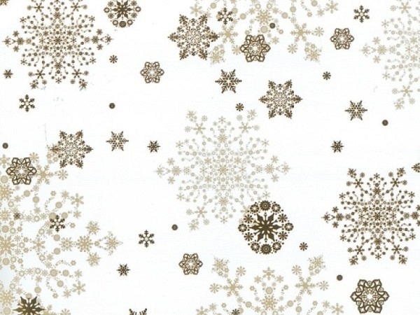 Geschenkpapier Schneekristalle Gabriele Sécarerolle 100cmx250m