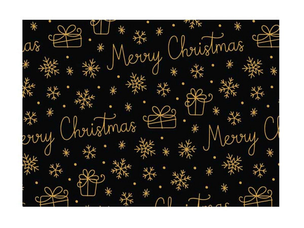 Geschenkpapier Braun&Company Merry Christmas 70cmx2m Bogen