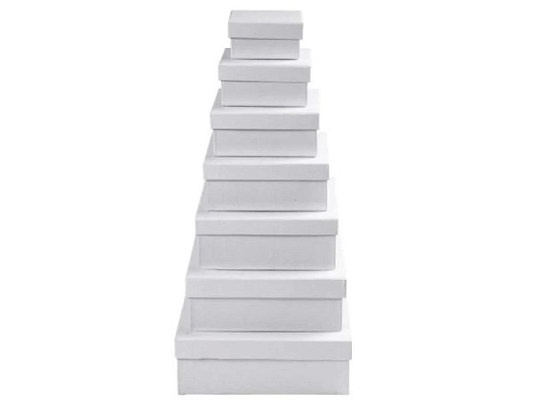 Geschenkschachtel Set Creativ Company quardatische Box 7Stk