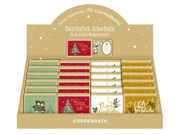 Geschenkschachtel Coppenrath Weihnachten 7,5x7,5x2cm