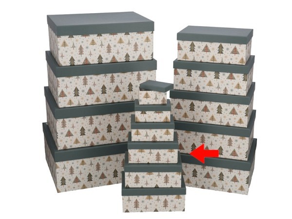 Geschenkschachtel Gerimport Christmas Pines Grösse 4