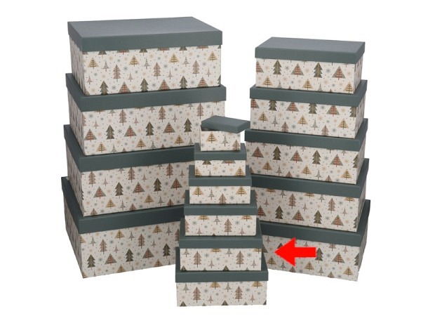 Geschenkschachtel Gerimport Christmas Pines Grösse 5