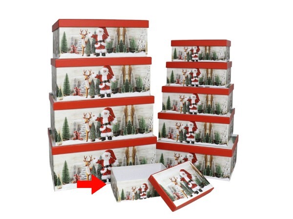 Geschenkschachtel Gerimport Santa Claus Grösse 1