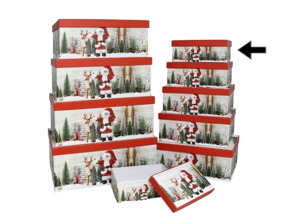 Geschenkschachtel Gerimport Santa Claus Grösse 2