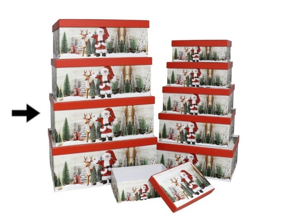 Geschenkschachtel Gerimport Santa Claus Grösse 9