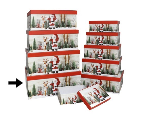 Geschenkschachtel Gerimport Santa Claus Grösse 10